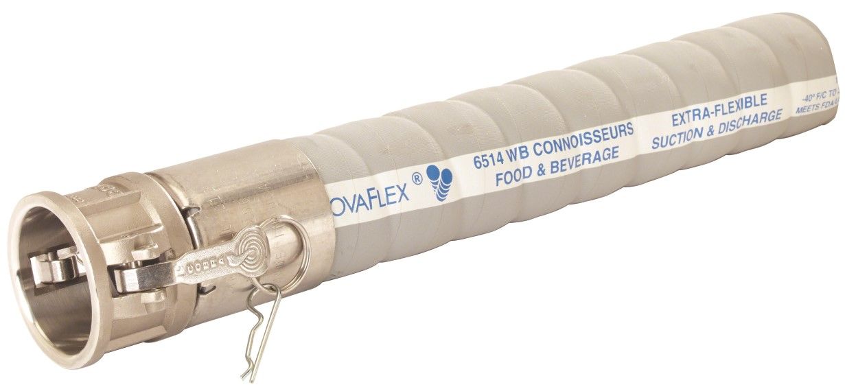 Novaflex 6514WB-2500-00, 2-1/2 in. ID, Connoisseurs Food Suction & Discharge Hose