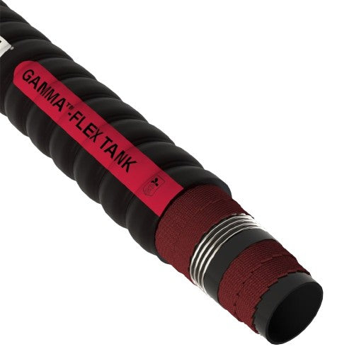 Texcel GTA15F1-1.5-200, 1-1/2 in. ID, GAMMA-FLEX TANK Corrugated Tank Truck Hose